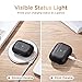 ESR Protective Cover for AirPods Pro (2019 Release), Metro Light AirPods Carrying Case with Keychain & Keyring, Shock-Resistant, Visible Front LED, Black