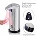 Automatic Soap Dispenser, SuperBath Touchless Stainless Steel Soap Dispenser, IR Infrared Motion Sensor Hand Free Dish Soap for Kitchen and Bathroom, Liquid Capacity 280ml [ Include Funnel ]