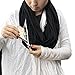 Solid Color Grey Infinity Scarves for Womens Fashion Scarf Zipper Pocket - Pop Fashion