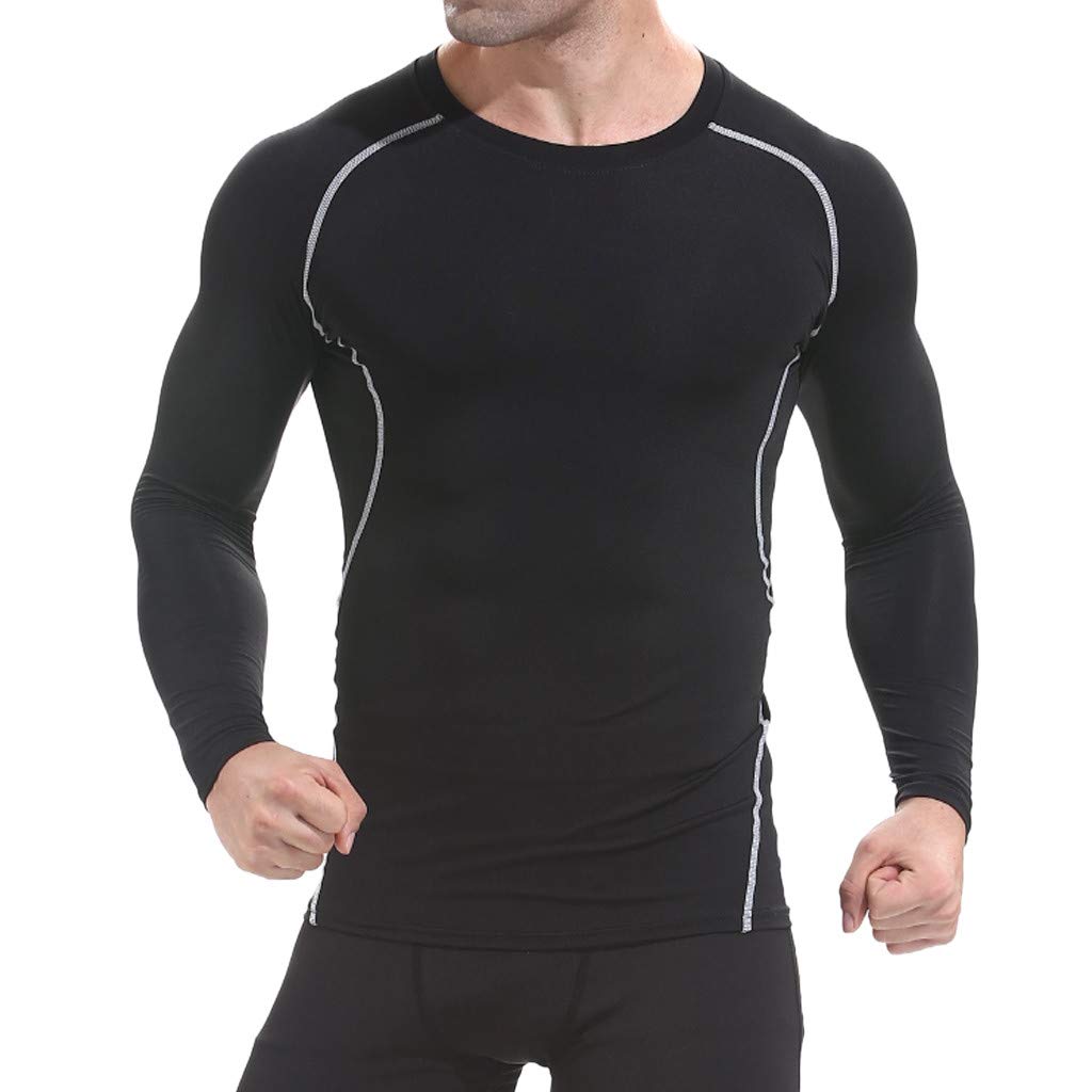 thermal running top mens