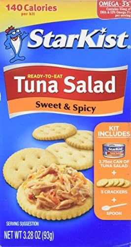 Starkist Tuna Salad Sweet and Spicy Kit - Pack of 6 (3.28oz Each Box) Product of Ecuador by Starkiss