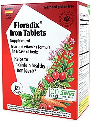 Salus Floradix 120 Tablets by Healthy Place