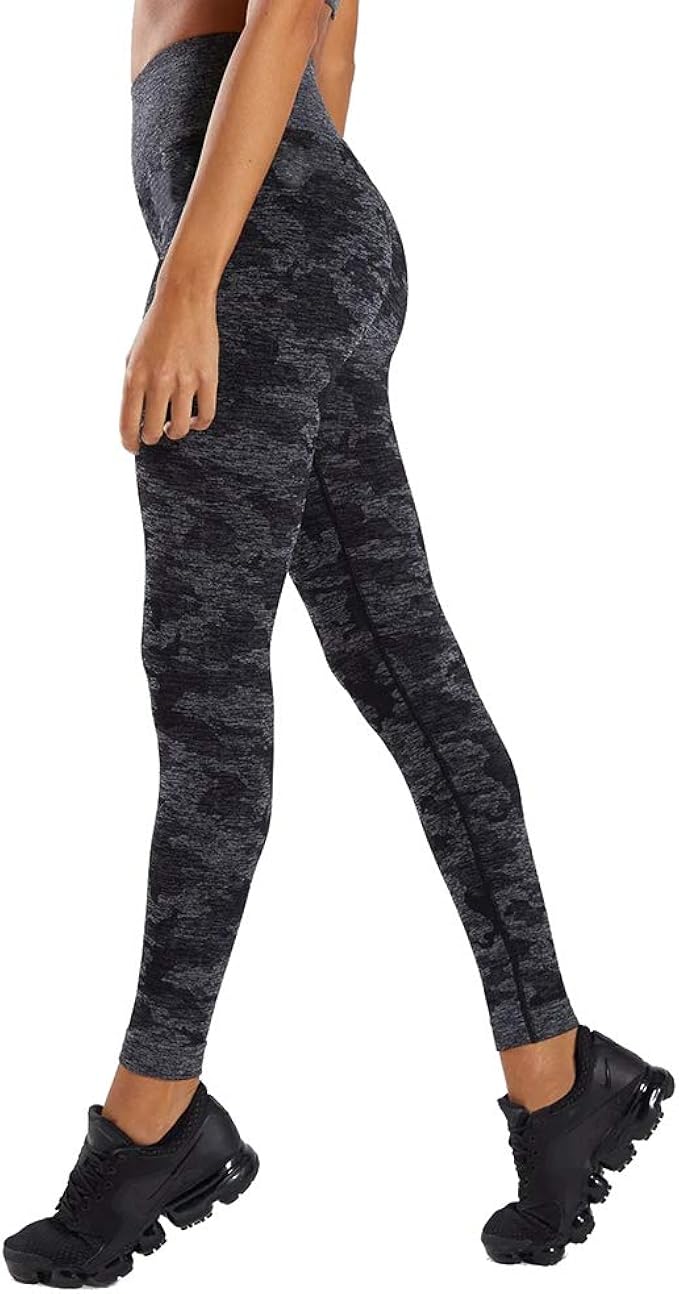 grey camo workout leggings