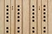 Walnut Studiolo Travel Cribbage Board Birch Plywood with Dark Brown Leather