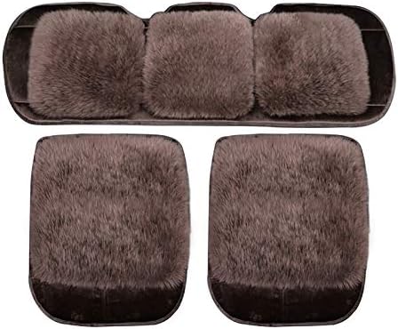 Bmw X1カークッション ウィンターウォームぬいぐるみマット 家庭用パッド 後部座席付きカークッション