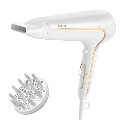 Philips HP8232/00 Professional Thermo Protect Ionic Hair Dryer (White)