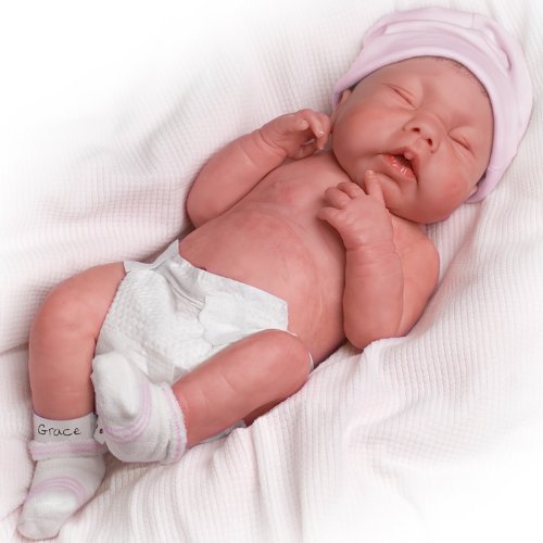 May God Bless You, Little Grace So Truly Real Lifelike Baby Doll by The Ashton-Drake Galleries