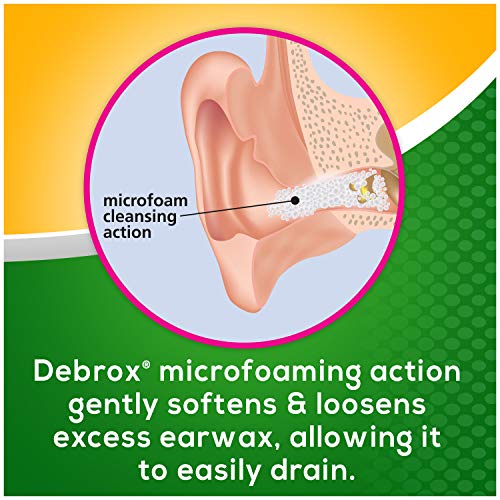Debrox Earwax Removal Drops with Gentle Microfoam Cleansing Action, 0.5
