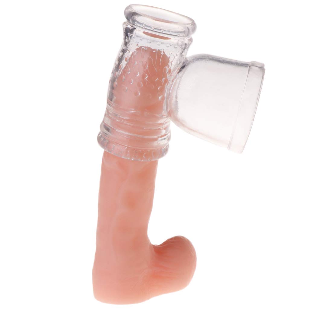 1pcs Transparent Big AV Magic Wands Headgear Vibratttors for Male Toy Gift Body Exercising And Relaxing : Beauty