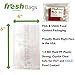 100 Clear Treat & Favor Bags | Twist Ties Included | Great For Cake Pops, Candy, Gifts, Wedding or Party Favors | Food Safe Plastic | Stronger Than Cellophane | 1.5 Mils Thickness | 4