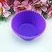 IBRR Silicone Colors Baking Cups Include 12 Shape Cupcake Liners And 12 Heart Muffin Cups, Silicone Cupcake Molds, Reusable Muffin Liners, Set Of 24