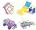 O-Toys Interlocking Toys for Kids Connecting Toys Construction Toy Kit Building Blocks Bars Educational Preschool Learning Stem Toys Shaped Puzzle Game Playset (420pcs)