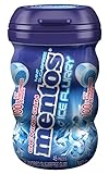 MENTOS GUM BIG BOTTLE CURVY, ICE FLURRY, 45 PIECES