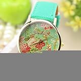 New Fashion GENEVA Rose Flower Watch for Women Quartz Dress Watch