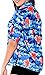 LA LEELA Women Hawaiian Shirt Beach Top Tank Blouses Aloha Boho Holiday Casual Boyfriend