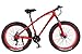 Ibiky 26 Inch Wheel 21 Speed 4.0 Fat Tire Bike Snow and Grass Sand Bicycle Mountain Bike，with Powerful Disc Brakes Fatbike (Red)thumb 3