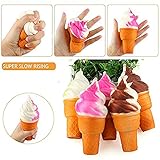 1PC Soft Slow Rising Mini Squishy Ice Cream Toy Cute Cellphone Bag Strap Pendant Charms
