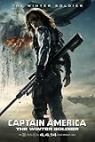 Captain America: The Winter Soldier (2014) : Movie Poster (Thick Poster) Original Size 24x36 Inch - Chris Evans, Frank Grillo, Sebastian Stan