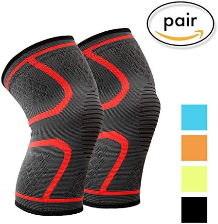 Vikaster Knee Brace Support Protector,For ACL Lateral &amp; Medial Ligament Sprains,Arthritis and Injury Recovery,Fitness exercises，Running,Mountaineering，Strength Training(1 pair)