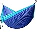 Winner Outfitters Double Camping Hammock - Lightweight Nylon Portable Hammock, Best Parachute Double Hammock for Backpacking, Camping, Travel, Beach, Yard. 118