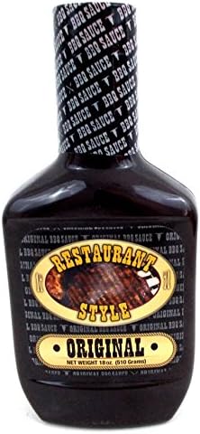 Restaurant Style Original Flavor BBQ Sauce 18 Oz