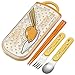 Skater trio set sliding chopsticks spoon fork set Gudetama TCS1A