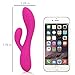 The Perfect Match – Flexible Rabbit Vibrator Sex Toy with 10 Powerful Settings for Women & Couples, Waterproof, Rechargeable, Quiet, by Sweet Vibrations (Pink)thumb 2