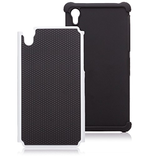 Sony Xperia Z2 | iCues Outdoor Case White | [Screen Protector Included] heavy duty hard cover shookproof protection shell tough military protective durable rugged boys lifeproof men