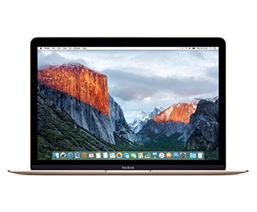 Apple MacBook (MLHE2LL/A) 256GB 12-inch Retina Display (2016) Intel Core M3 Tablet - Champagne Gold (Refurbished)