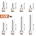 Rustark 150Pcs M5 [10-45mm] 304 Stainless Steel Flat Head Phillips Cross Wood Screw Self Tapping Drilling Screws Assortment Kit