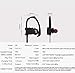 Bluetooth Headphones,Wireless Earbuds FEECHAGIER UQ9 V4.1 Lightweight Heavy Bass Noise Canceling/Isolation Microphones Flat Cord Stereo Headset Earphones Running & Gym Black AB8thumb 2
