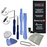 Daeta Battery Replacement for iPhone 4s : New Zero Cycle 1430mAh 3.7V Li-Ion with Complete Tools Kit and Instructions (Compatible with Models of the iPhone 4s: A1387 and A1431, CDMA and GSM - Daeta