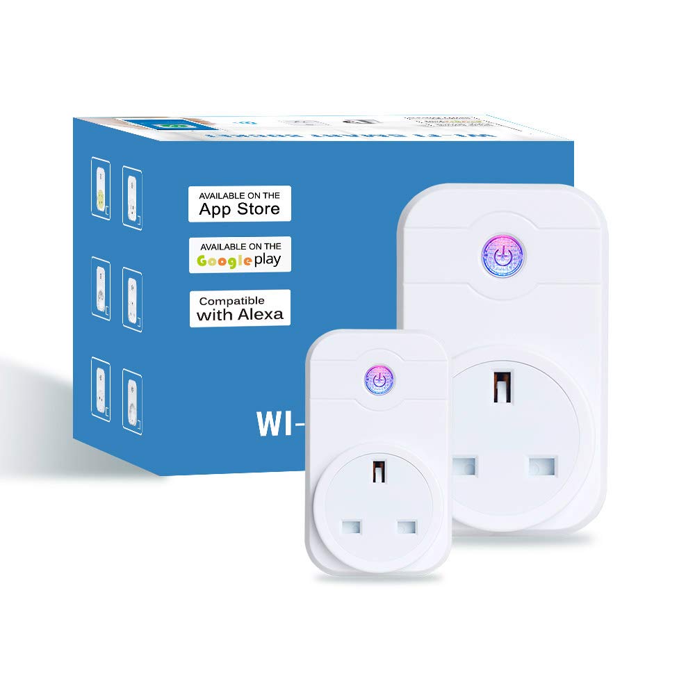 LINGANZH Smart Plug WiFi Enabled Mini Smart Outlet Compatible with