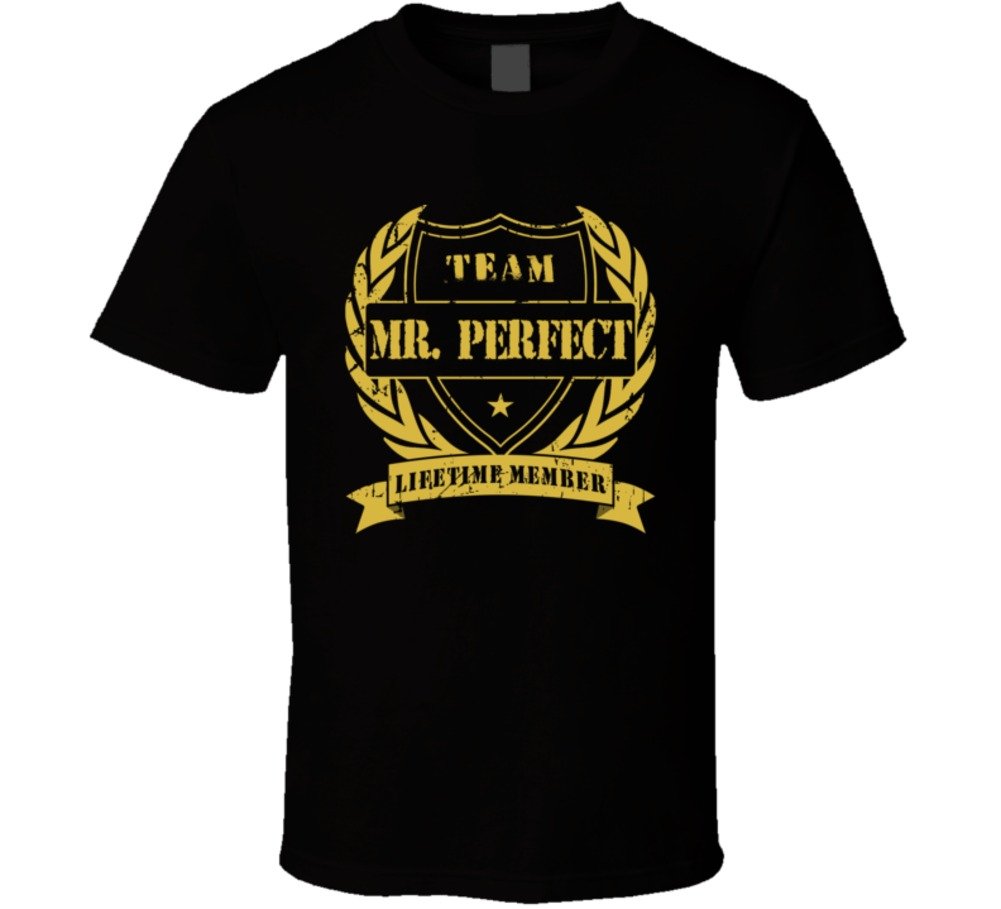 The Village T Shirt Shop Mr. Perfect Team Lifetime Member Wrestling T Shirt