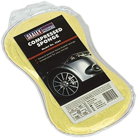 Sealey Cc64 Compressed Sponge, White, 22mm x 125mm x 255mm - Image 4