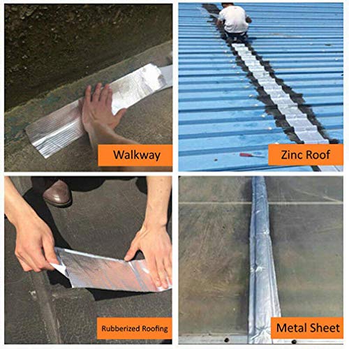 2019 Upgrade Version - Super Waterproof Tape Butyl Rubber foil Tape (1.2mm5cm5m) - Thumbnail 2