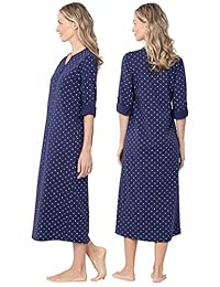 PajamaGram Camisón para Mujer - Camisones de verano para Mujer