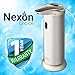 Automatic Soap Dispenser - Brushed Stainless Steel Jar for Kitchen, Bath, Restroom, Laundry; Best for Liquid Dish, Hand Soaps, Sanitizer, Lotion -No Pump Water Resistant bottle from Nexon Choice 300ml