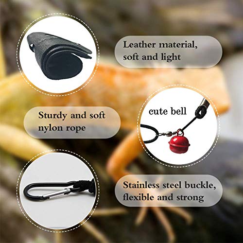 image for Lyeiaa 3 Packs Bearded Dragon Harness and Leash Adjustable(S,M,L) - So