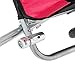 Aosom Elite 360 Swivel Bike Trailer for Kids Double Child Two-Wheel Bicycle Cargo Trailer with 2 Security Harnesses, Red