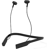 Portronics Harmonics 220, HD Stereo Wireless Bluetooth Sports Headset with High Bass, Powerful Audio Drivers Comfortable Fit, for All Android & iOS Devices, Black