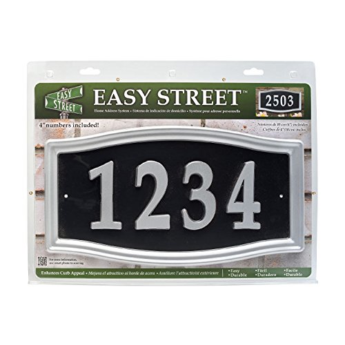 Easy Street Address Sign - Nickel