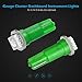 Partsam T5 73 74 Instrument Panel Gauge Cluster Dashboard LED Light Bulbs with Twist Sockets-10Pcs Green
