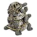 Design Toscano Three's a Crowd Stacked Turtle Statue