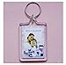 ASTRQLE 10PCS Clear Blank Photo Image Picture Frame Framework Keychain Key Buckle Ring(Rectangle)