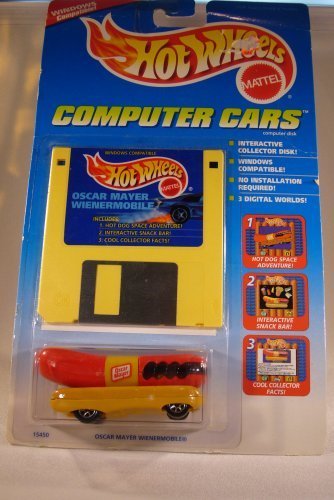 Hot Wheels Computer Cars Oscar Mayer Wienermobile Windows Compatible Disk