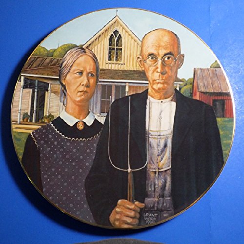 River Shore Ltd ** Norman Rockwell's Grant Wood's American Gothic (1981) ** RSNRF-5