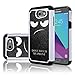 J3 Emerge Case, J3 Prime Case, J3 Mission / J3 Eclipse / J3 2017 / J3 Luna Pro / Sol 2 / Amp Prime 2 / Express Prime 2 Case, AUU High Impact Hard Hybrid Dual Layer Heavy Duty Case Armor Cover Case Don't Touch My Phone(Black)