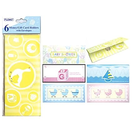 Amazon Com Baby Shower Money Gift Card Holders By Flomo Kitchen