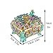 YUFENG Trinket Box Metal Enameled Collectable Wedding Jewelry Ring Holder Organizer (Peacock Box)